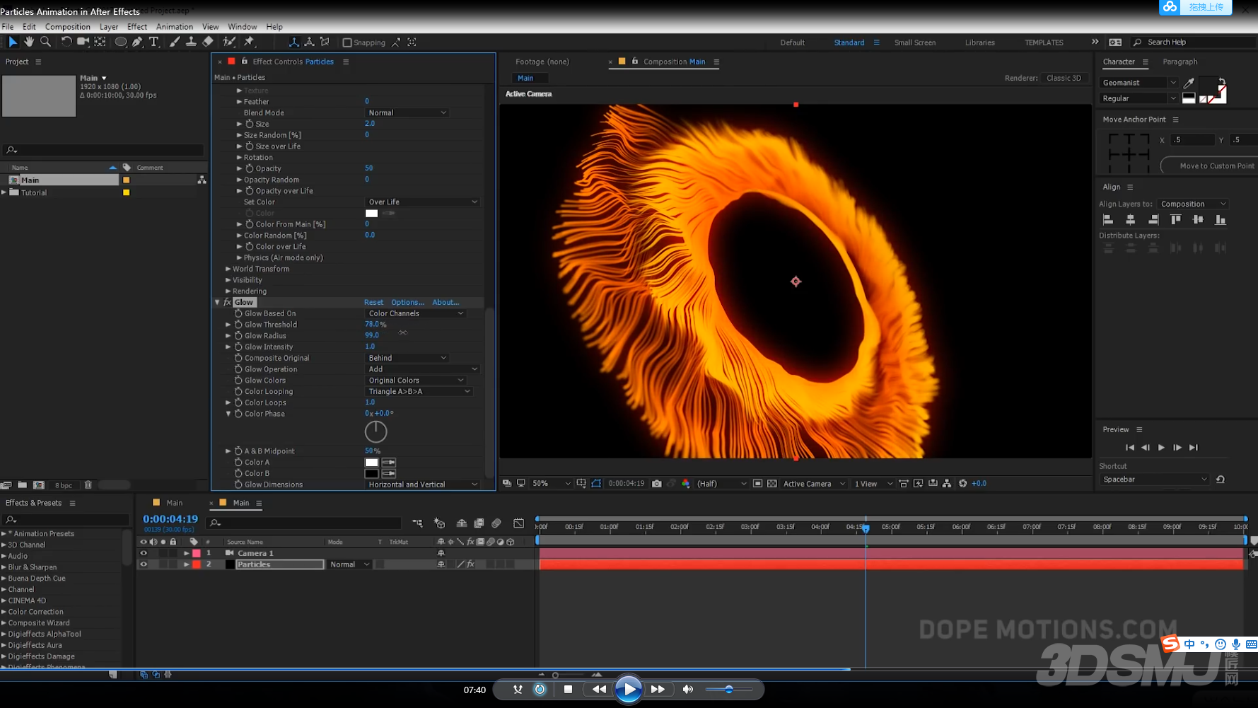 在本教程中,我们将使用adobeaftereffects中的trapcode特定插件创建一