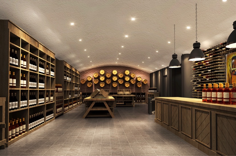 上海夏都小镇红酒窖-画廊-模匠网,3d模型下载,免费模型下载,国外模型