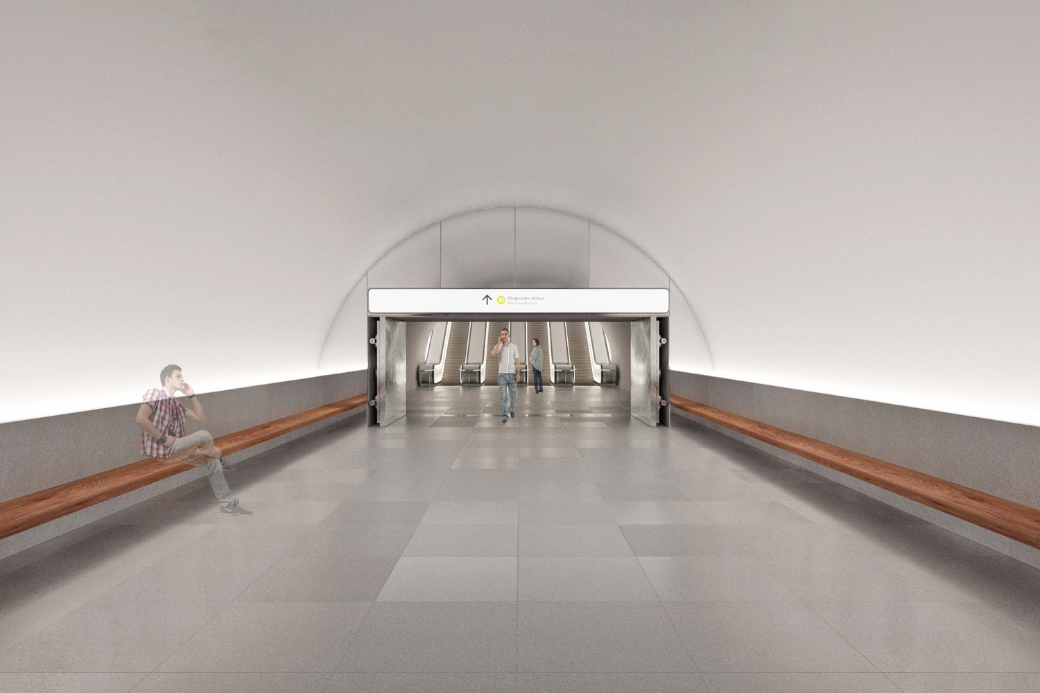 莫斯科地铁车站-画廊-模匠网,3d模型下载,免费模型