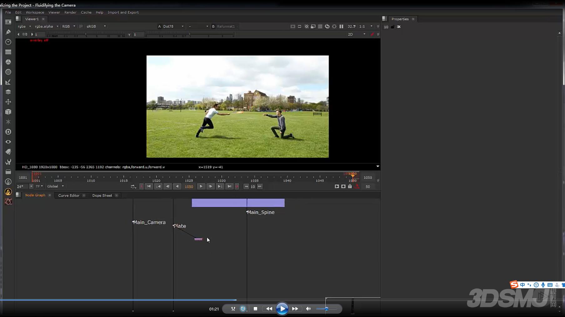 nukeroto抠像合成教程