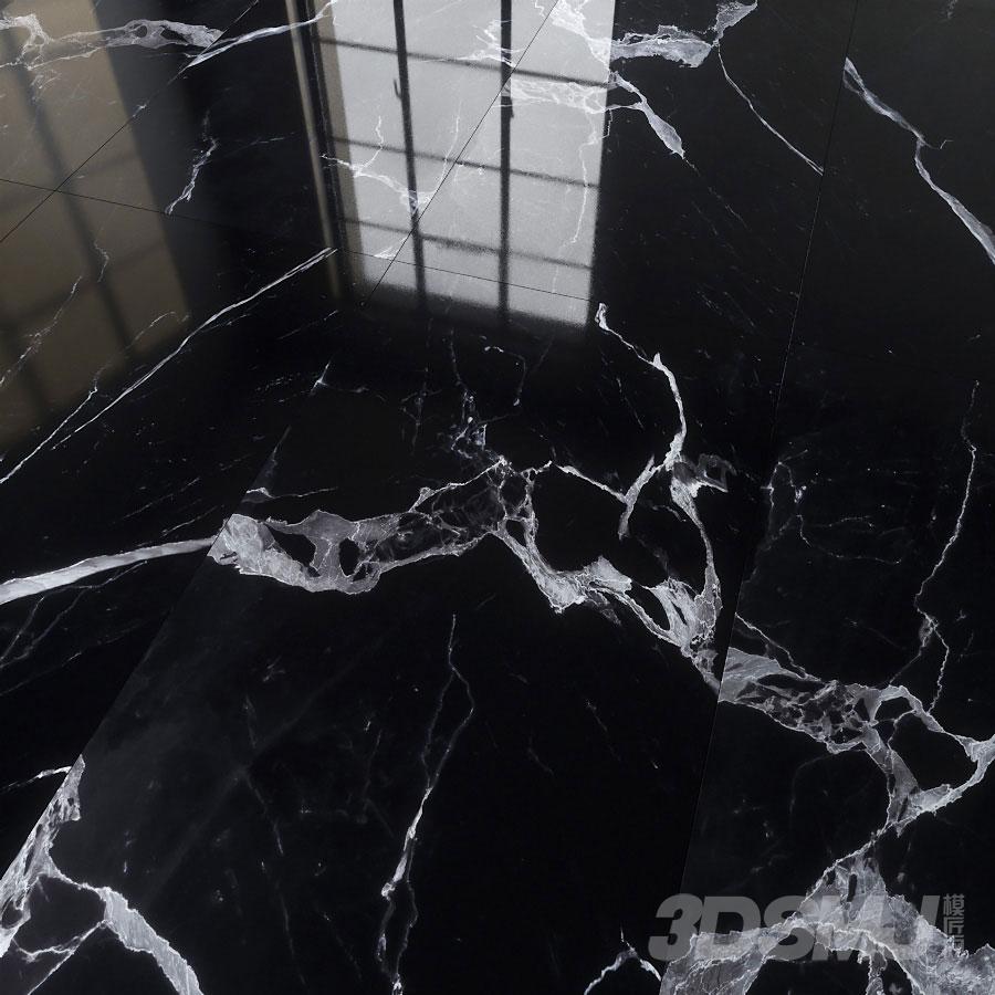 灯光 无灯光 模型风格 现代流行 美丽的黑色大理石板6高分辨率纹理