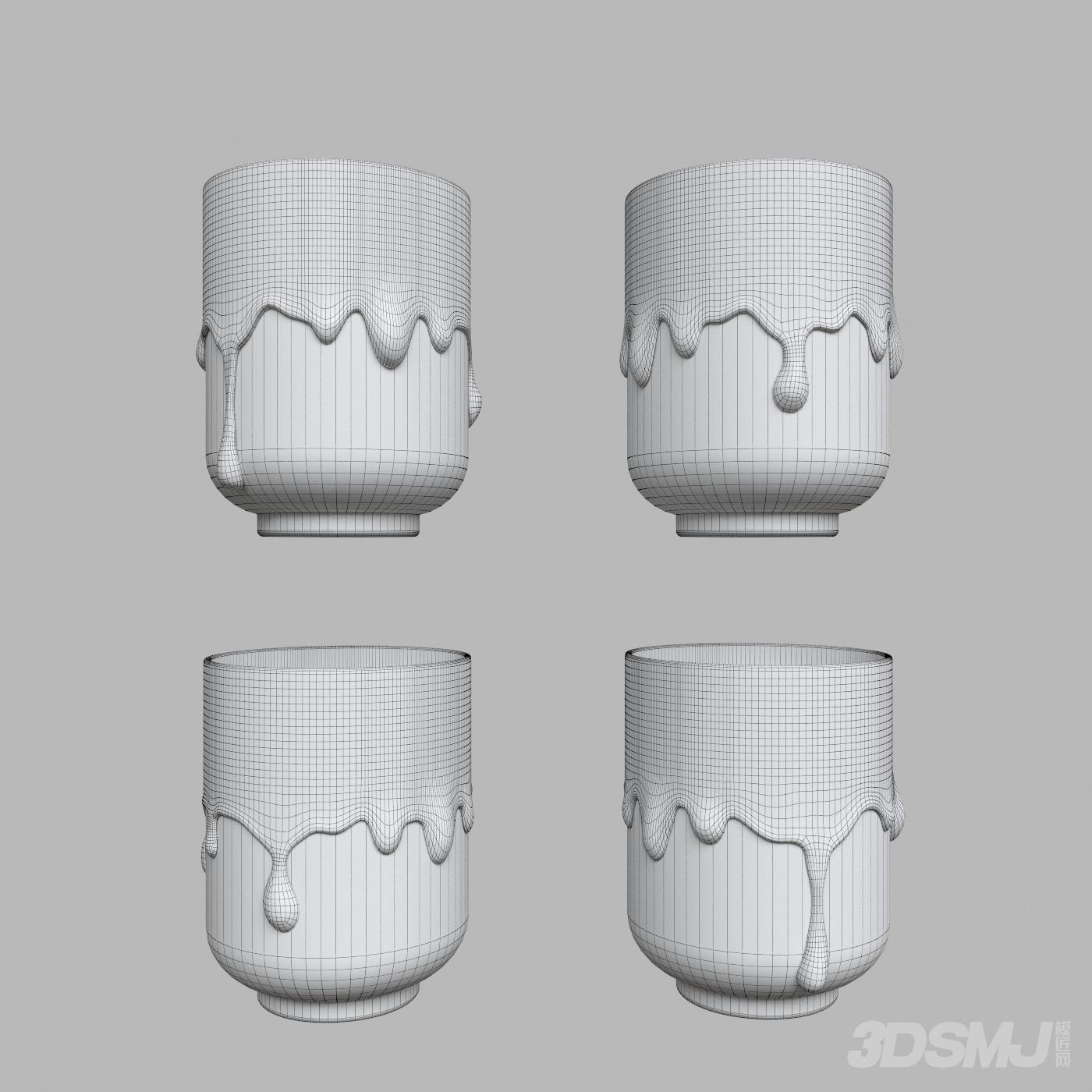 融化马克杯-3d模型-模匠网,3d模型下载,免费模型下载,国外模型下载