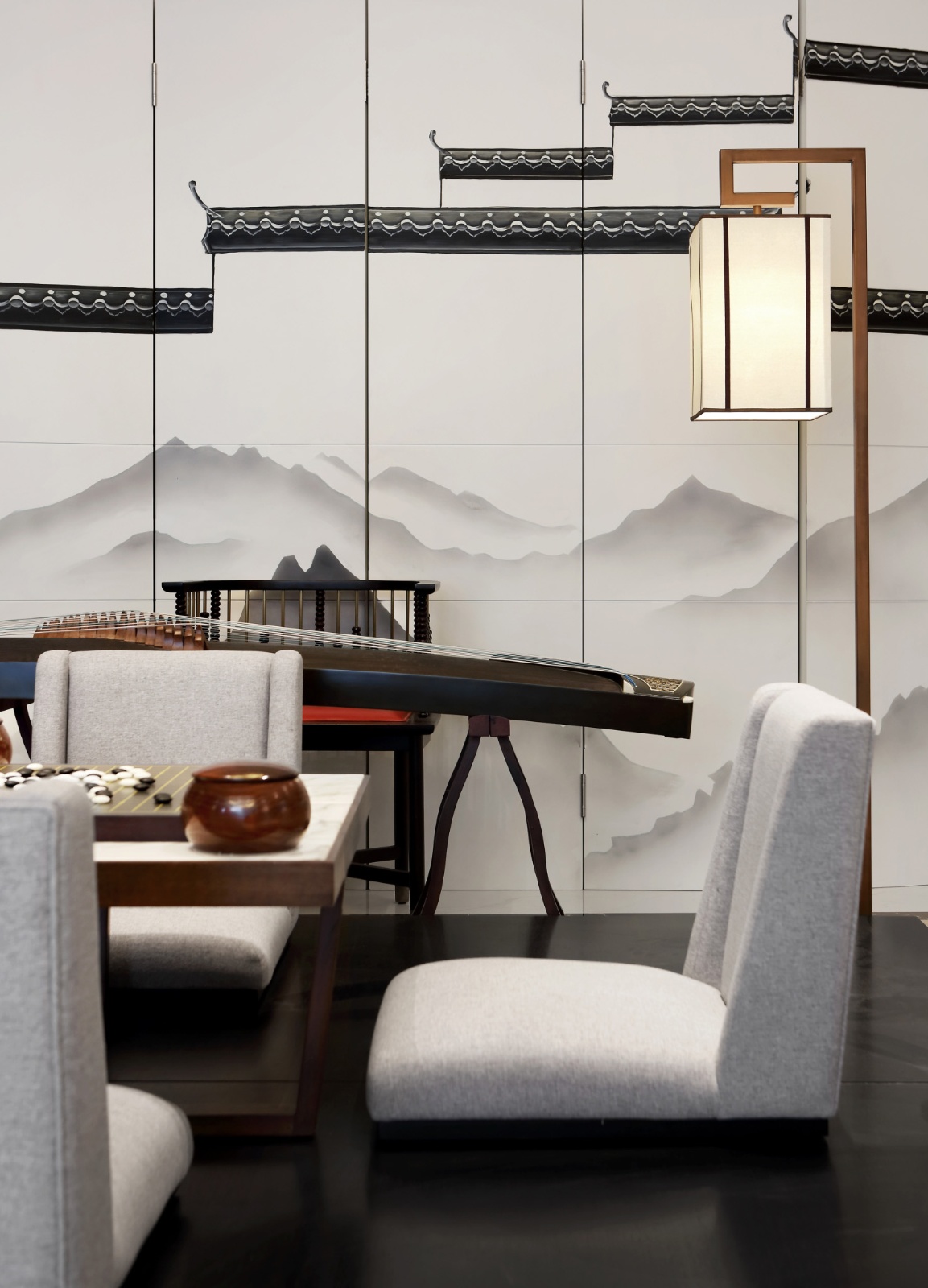 中式别墅样板房-画廊-模匠网,3d模型下载,免费模型下载,国外模型下载