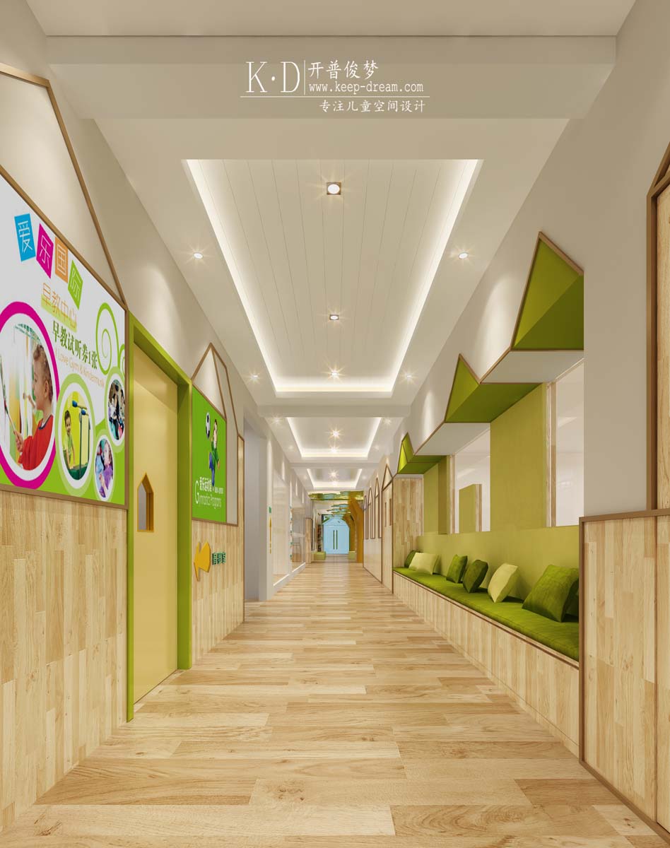 幼儿园设计多样走廊空间设计