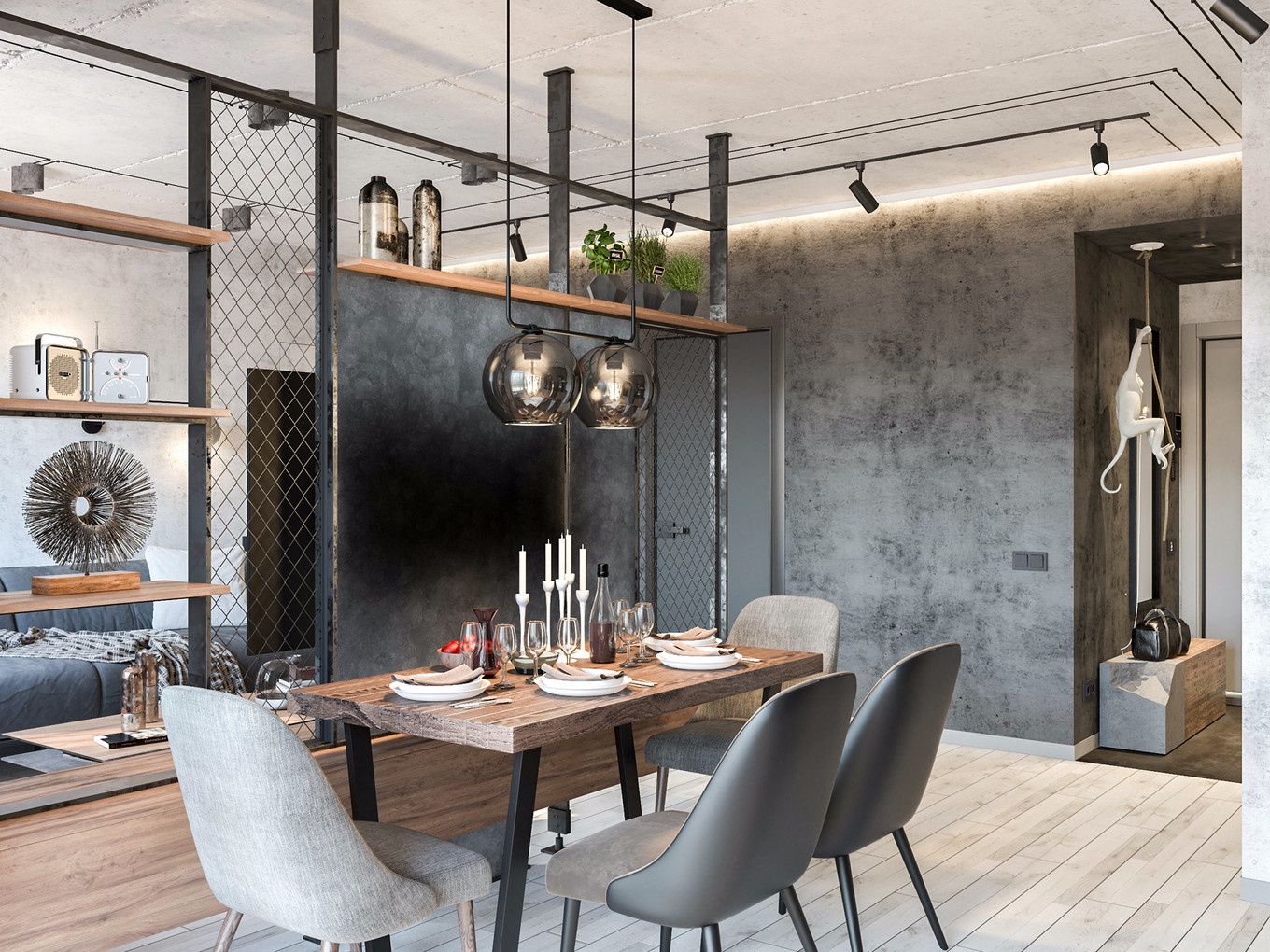 极简工业风冷淡的理性质感