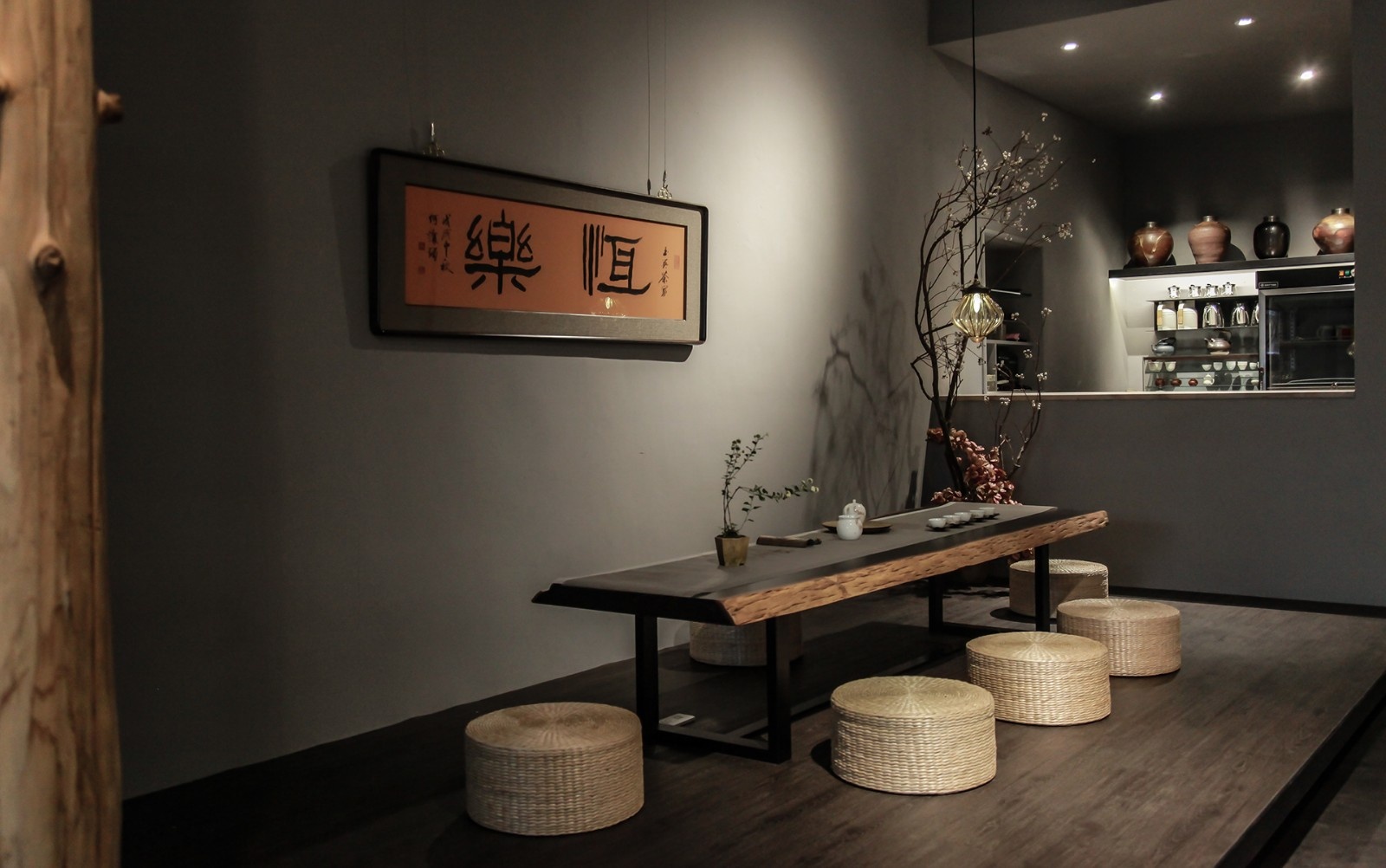 城市一隅古朴禅境小茶馆sw8studio