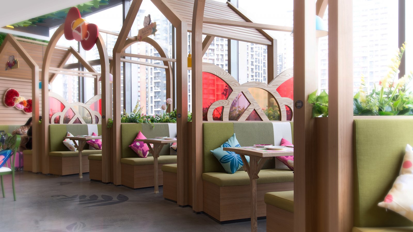 朗升设计深圳hellokittysecretpath餐厅设计向大自然致敬
