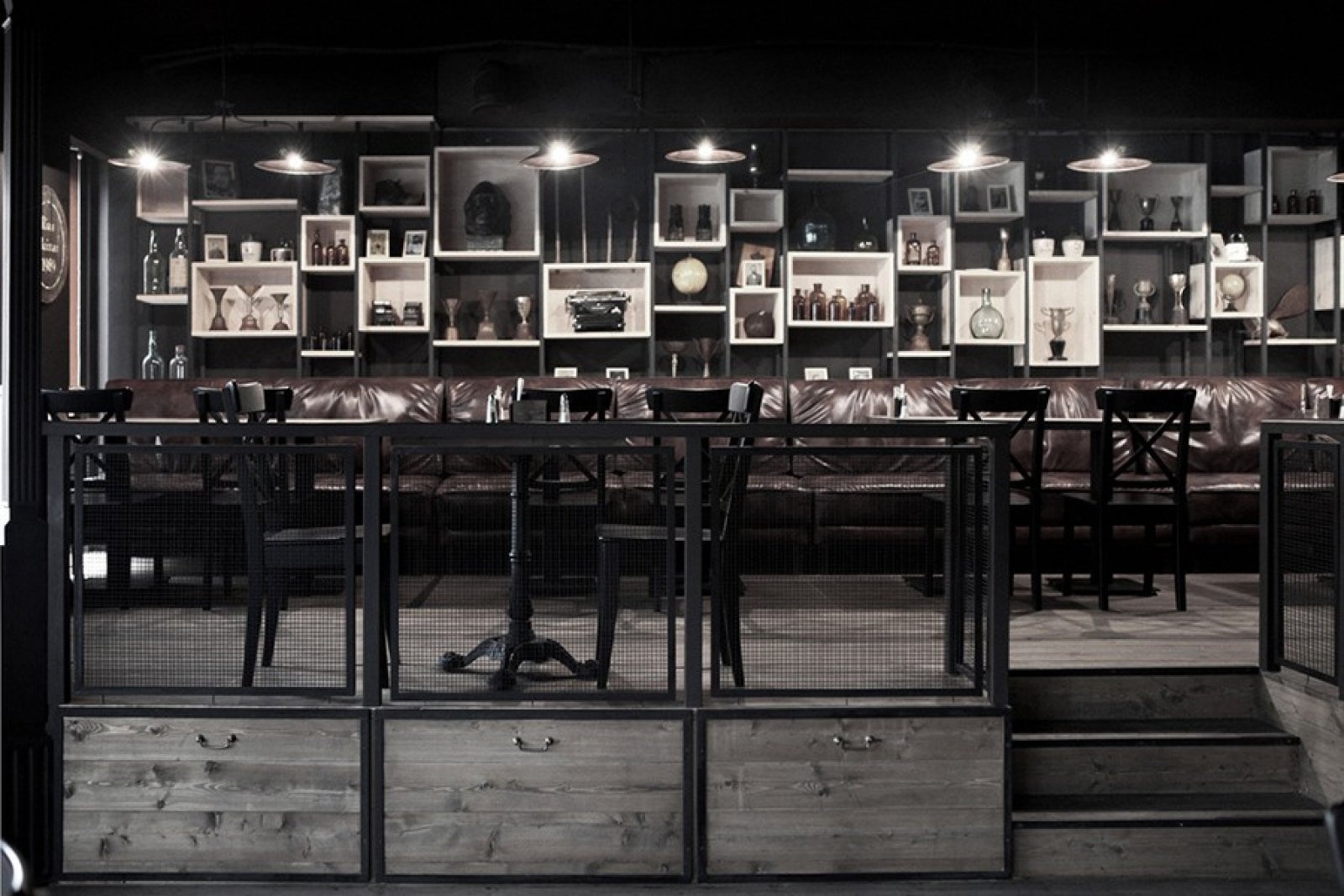 borodabar美式工业风格酒吧设计ampledesign