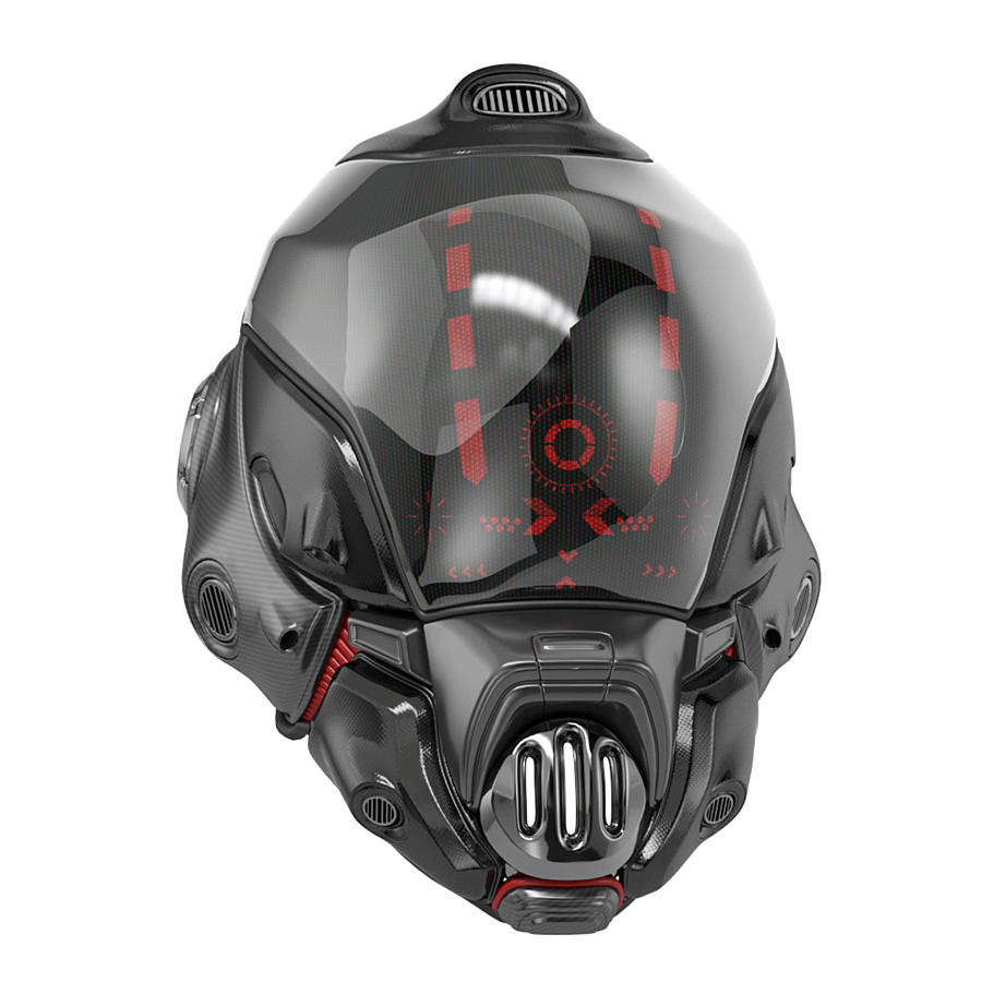 科幻头盔-3d模型-模匠网,3d模型下载,免费模型下载,国外模型下载