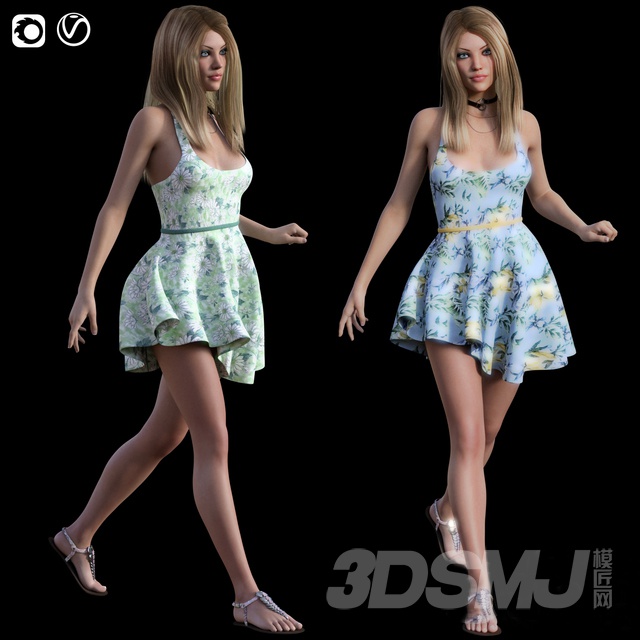 女孩-3d模型-模匠网,3d模型下载,免费模型下载,国外模型下载