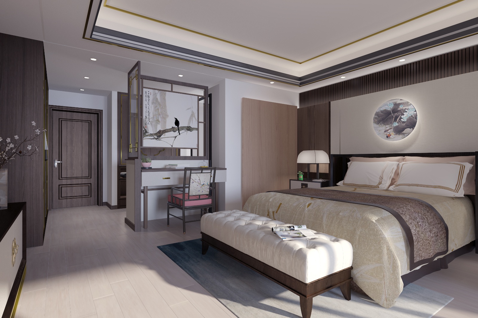新中式主卧空间