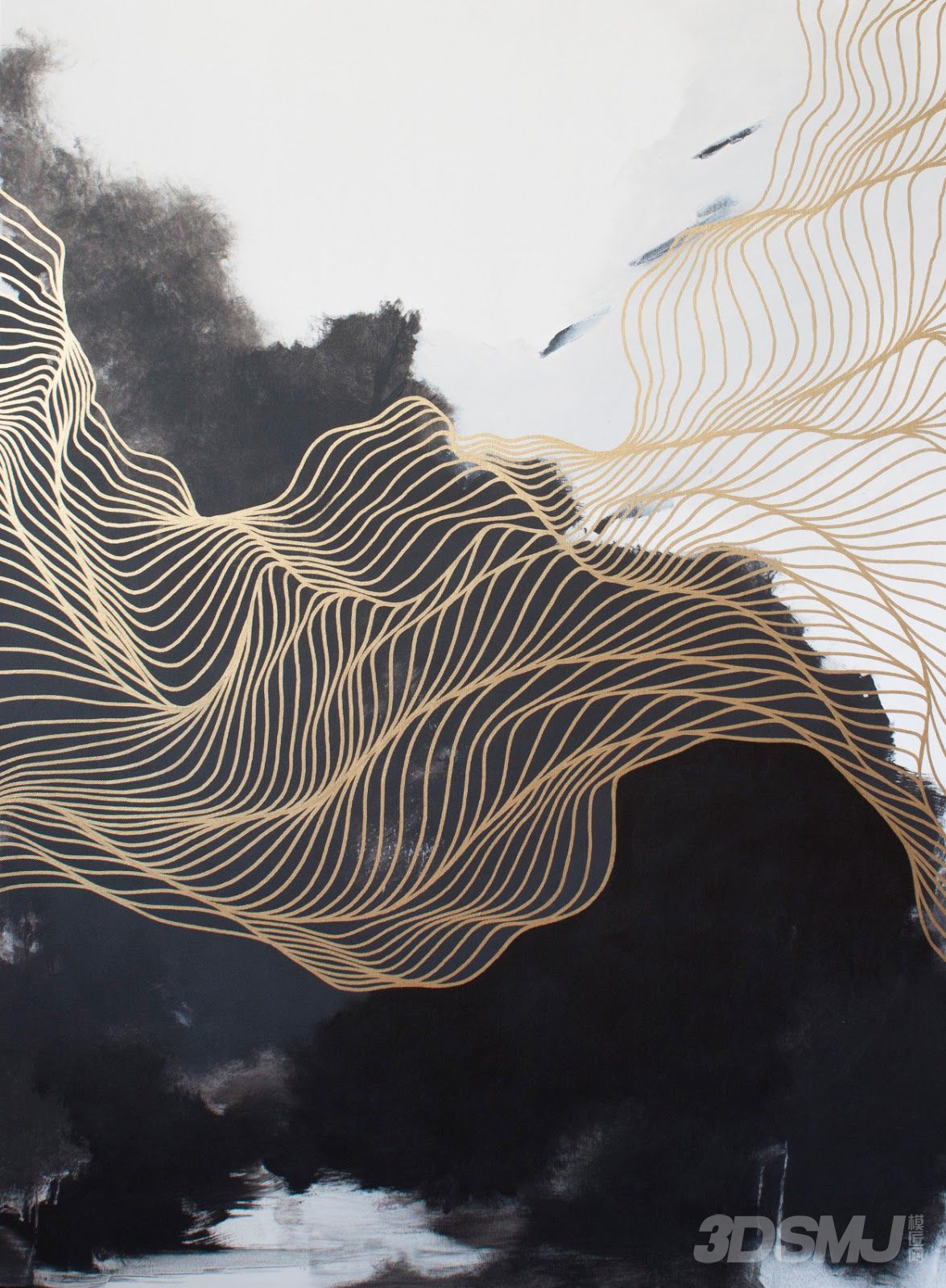 新中式抽象画-贴图-模匠网,3d模型下载,免费模型下载,国外模型下载