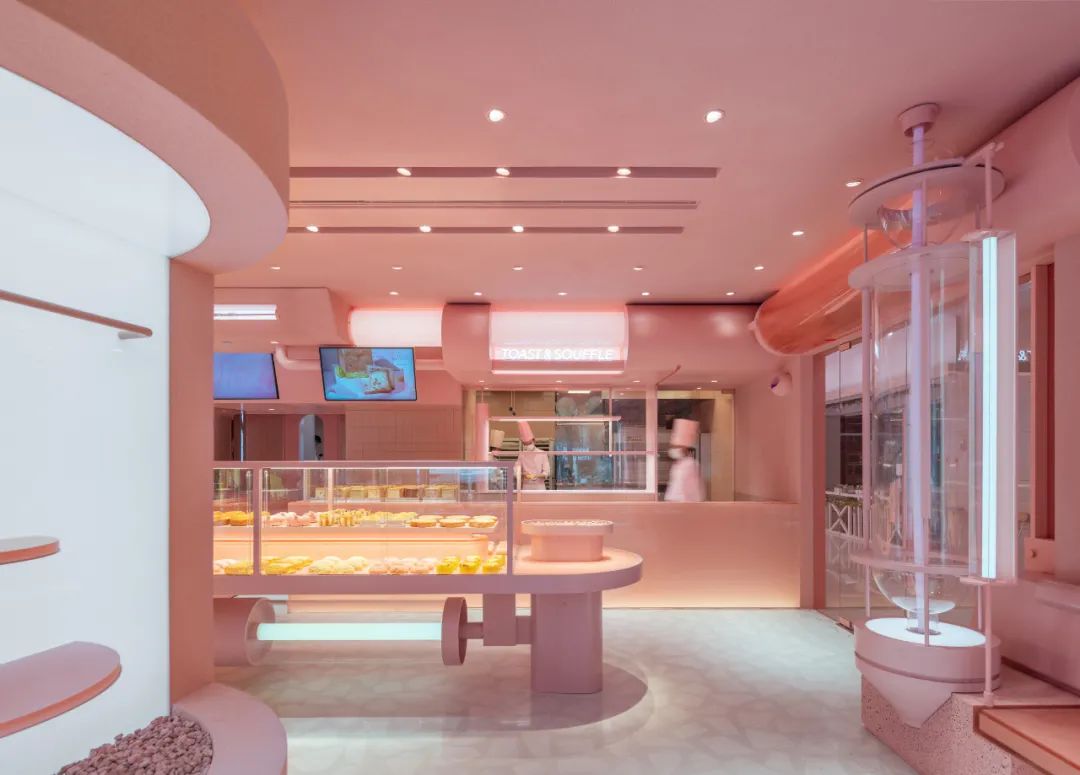 daslab南京holilandpink店当温暖柔和的粉色遇上理性的空间