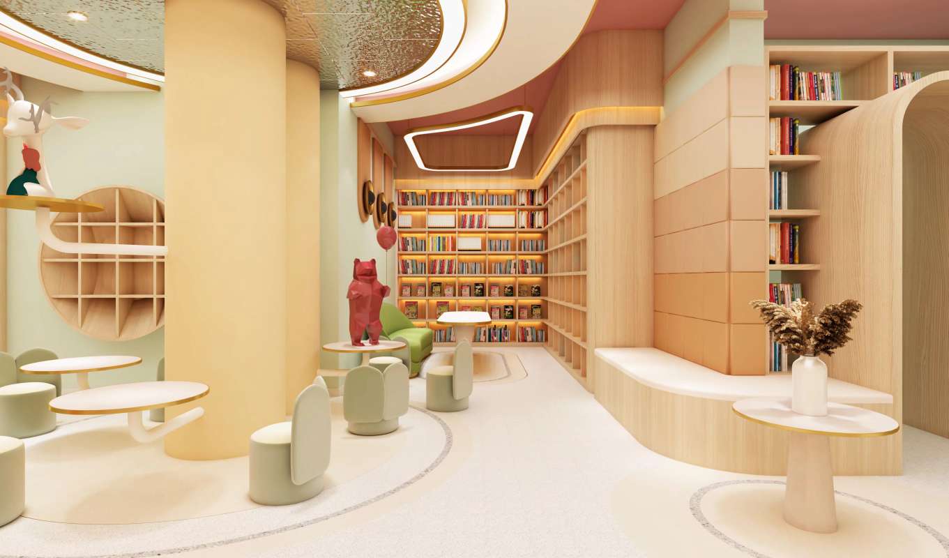 东圣学苑-小甲虫绘本阅读室-画廊-模匠网,3d模型下载,免费模型下载,国