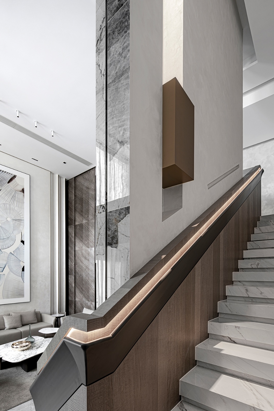 汉马建筑 | 440㎡简约复式大宅,独享生活至美!-画廊-模匠网,3d模型下