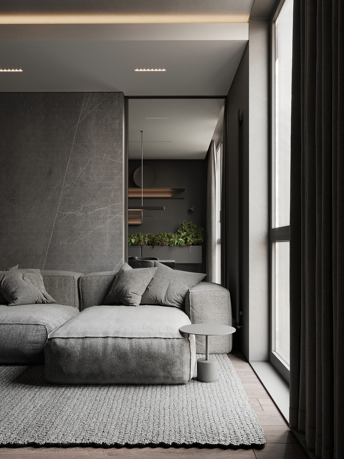 乌克兰基辅深色系空间设计