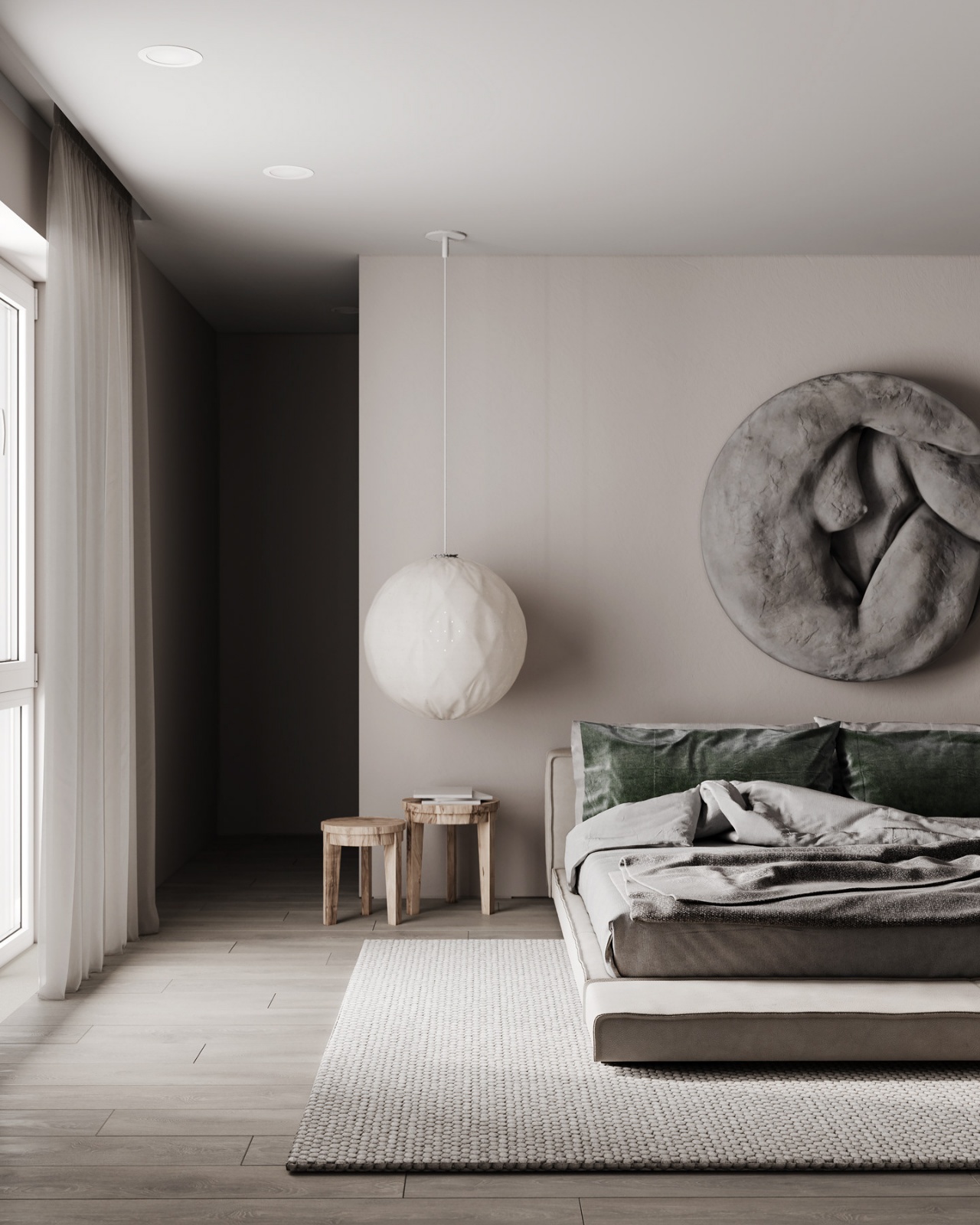 乌克兰基辅中性色系住宅空间设计