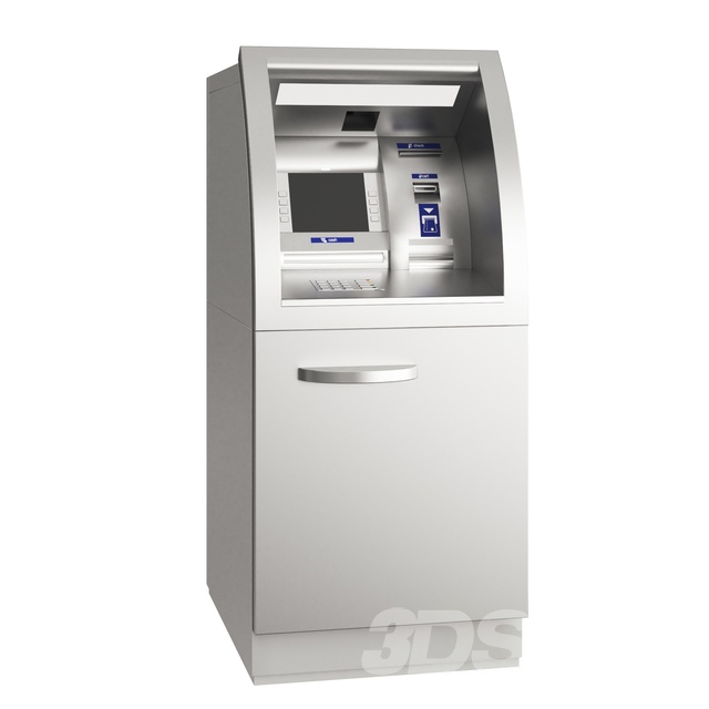 现代银行atm取款机