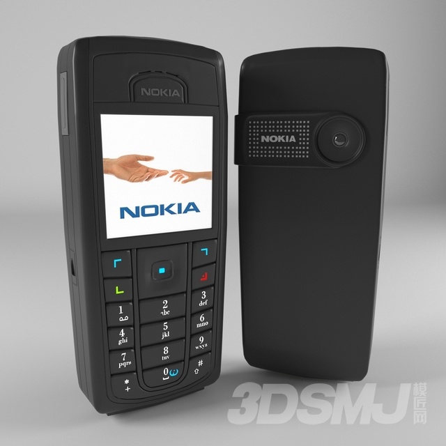 当前位置:3d模型 电器 手机相机 诺基亚6230手机