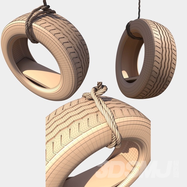 轮胎吊椅-3d模型-模匠网,3d模型下载,免费模型下载,国外模型下载