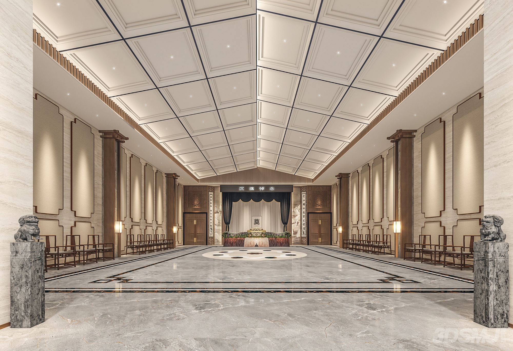 告别厅-3d模型-模匠网,3d模型下载,免费模型下载,国外模型下载