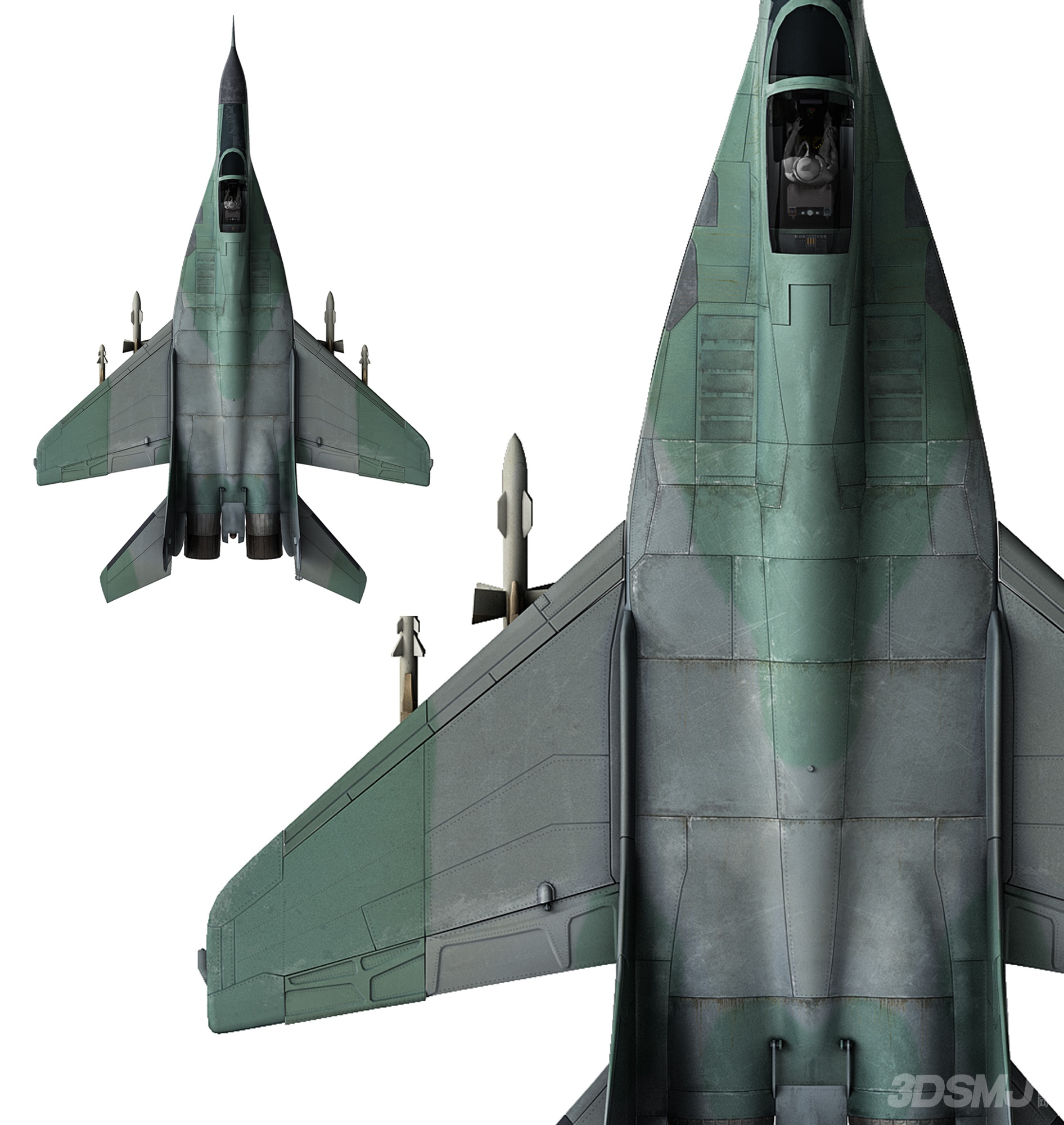现代苏57战斗机-3d模型-模匠网,3d模型下载,免费模型下载,国外模型