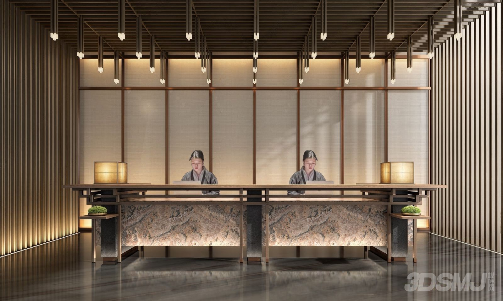 日式前台-3d模型-模匠网,3d模型下载,免费模型下载,国外模型下载