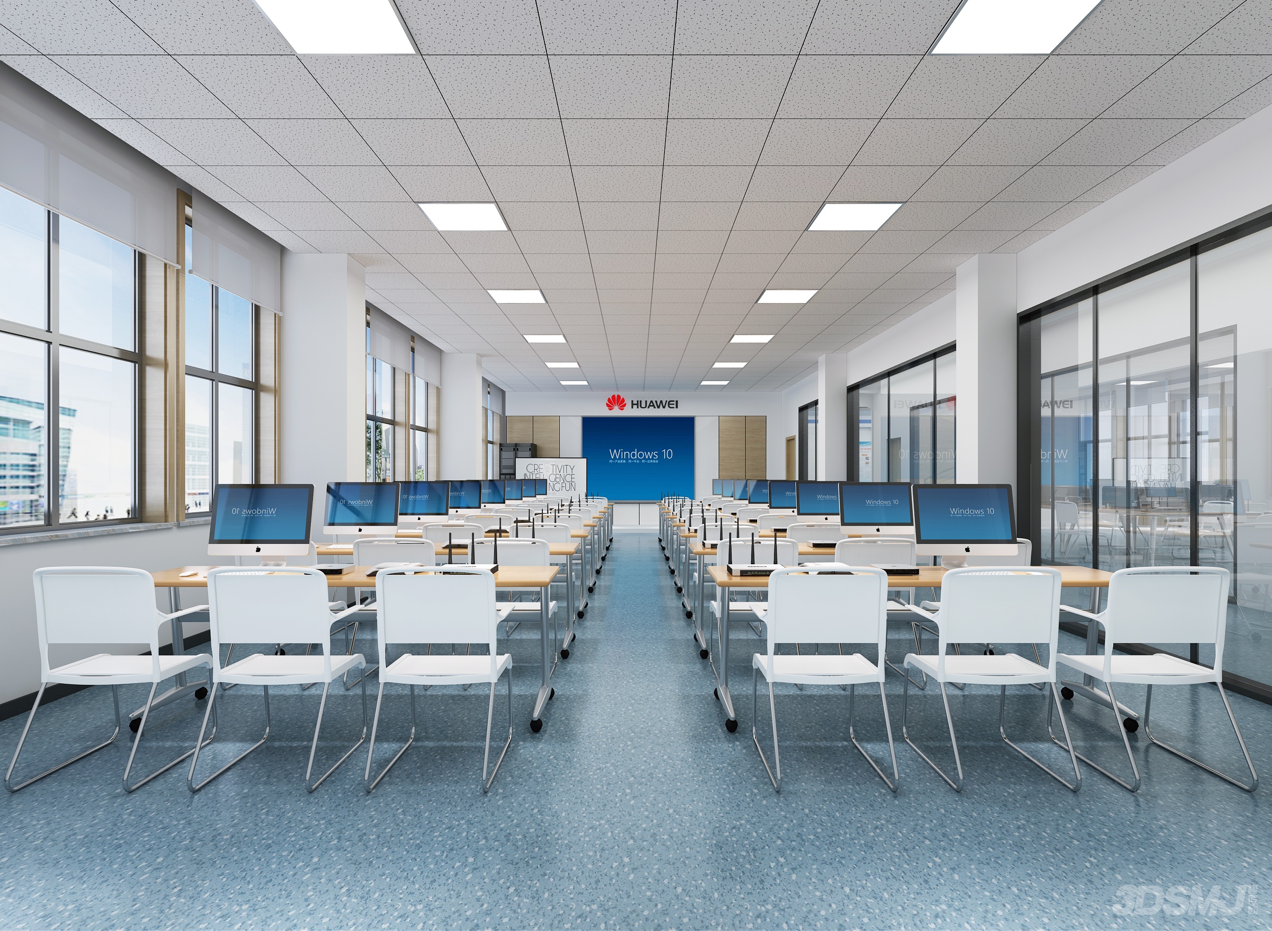 现代风格实验教室-3d模型-模匠网,3d模型下载,免费模型下载,国外模型