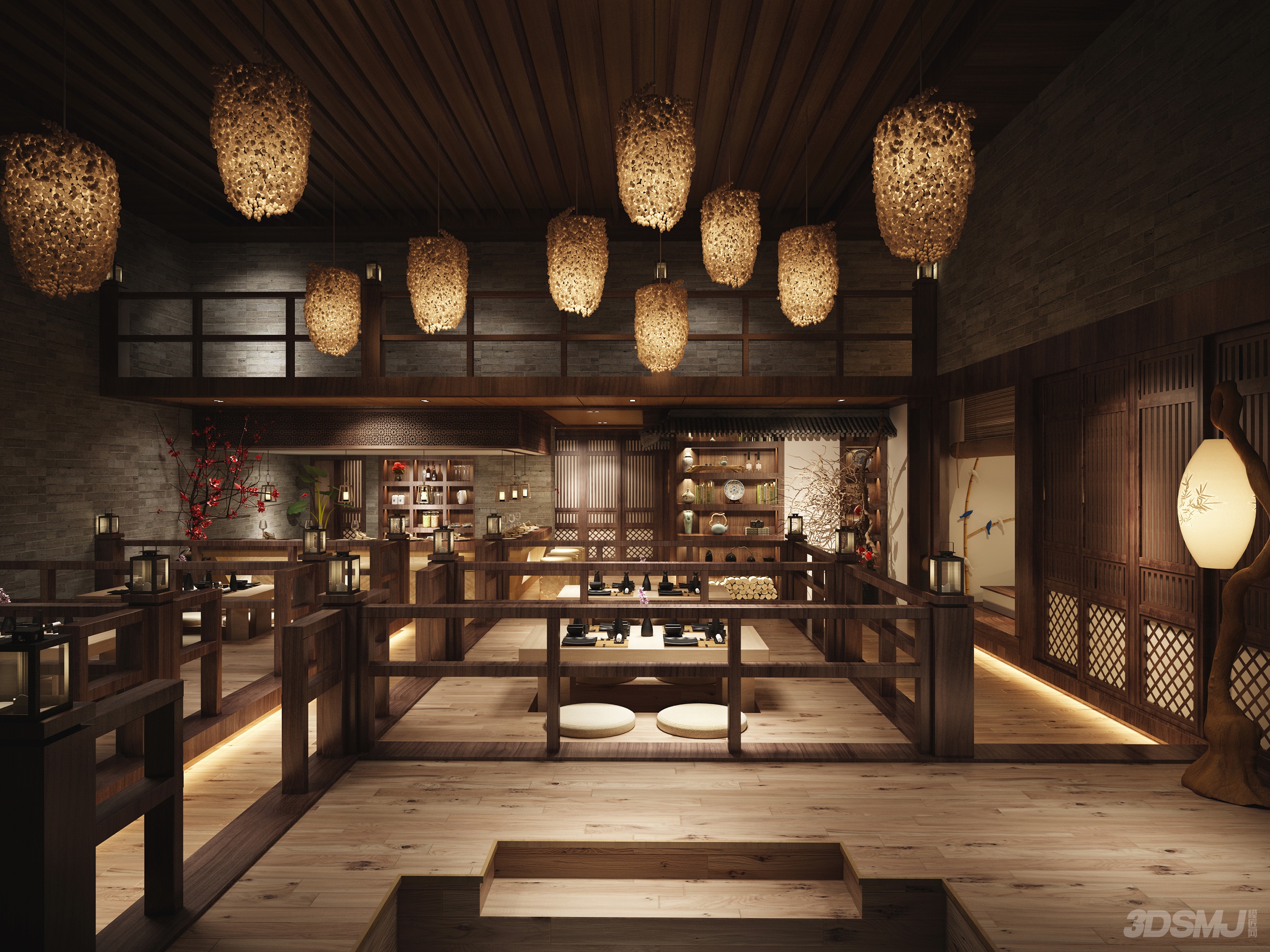 当前位置:3d模型 餐饮空间 主题餐厅 日式餐厅
