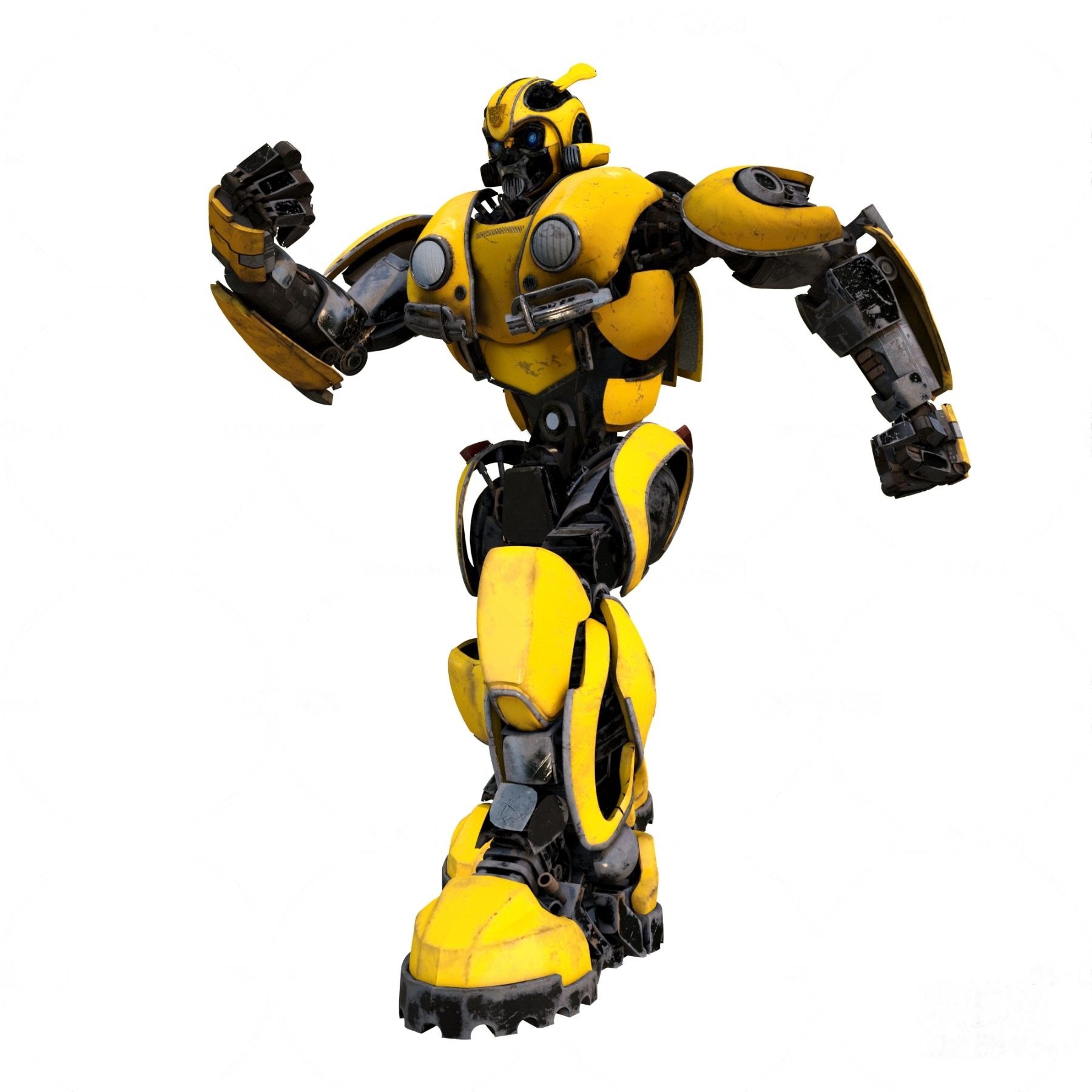 现代变形金刚大黄蜂3d模型