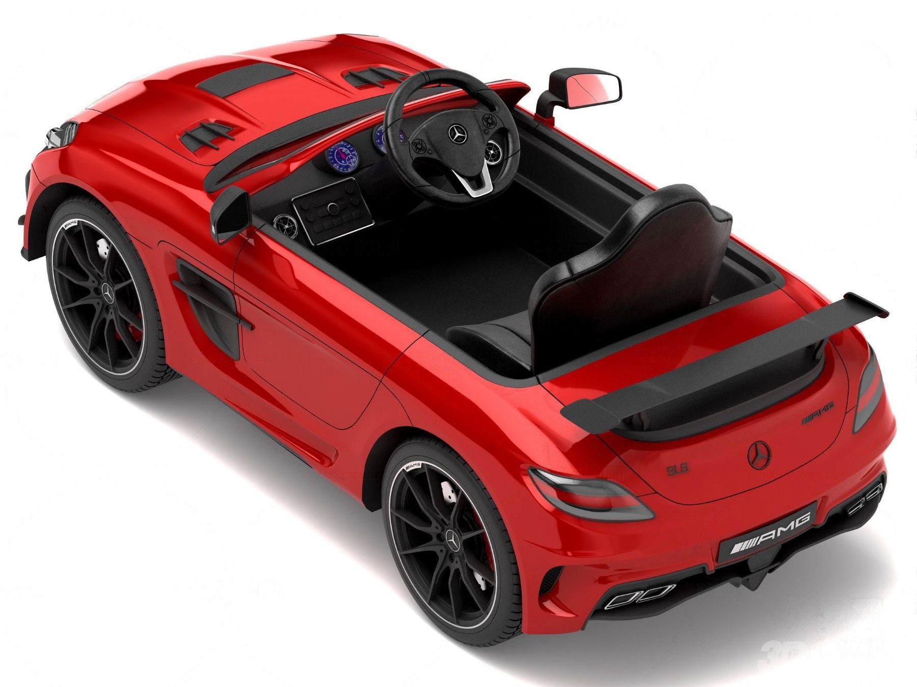 现代儿童玩具汽车3d模型