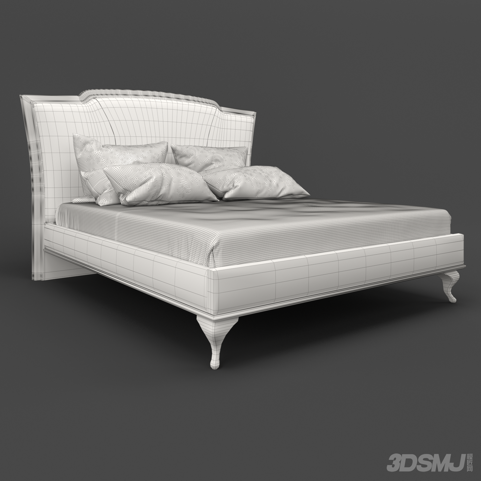 床-3d模型-模匠网,3d模型下载,免费模型下载,国外模型下载