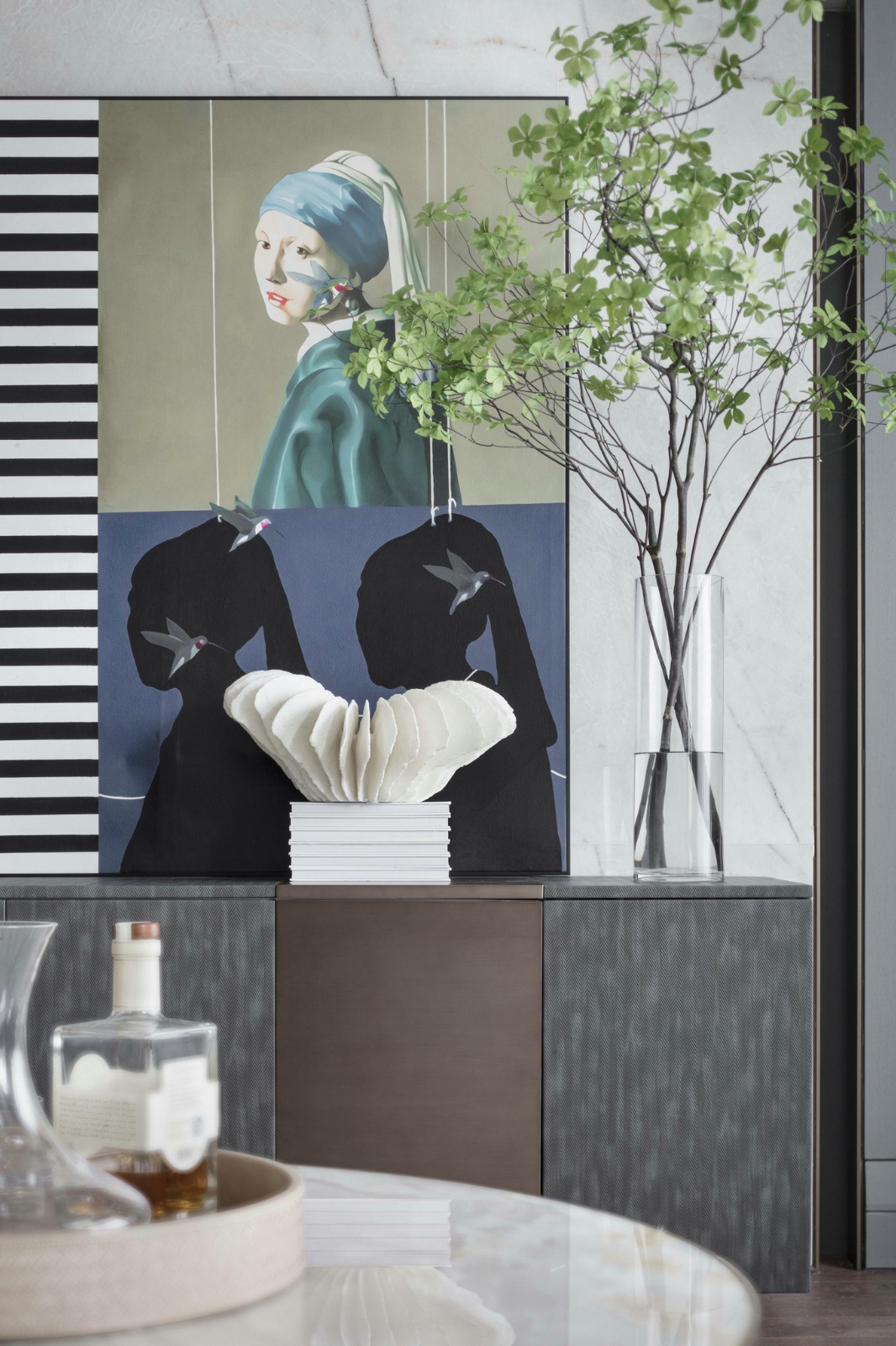 羽果设计400㎡法式浪漫别墅致敬经典的现代优雅演绎