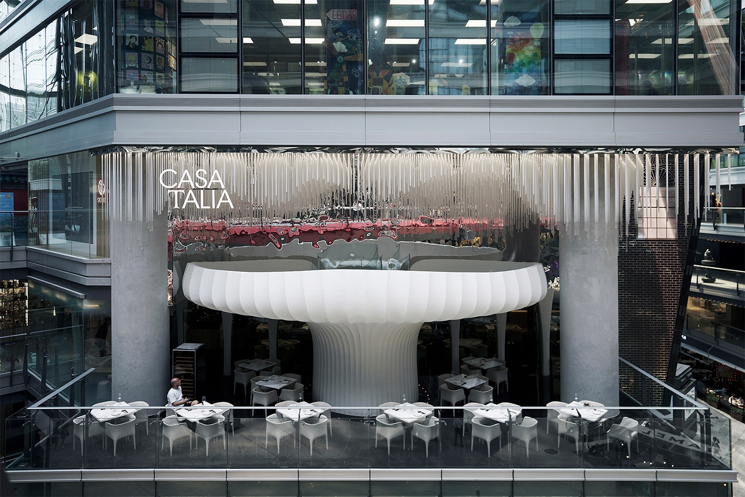 北京·casa talia by tiago西餐厅(侨福芳草地店) | caa建筑事务所