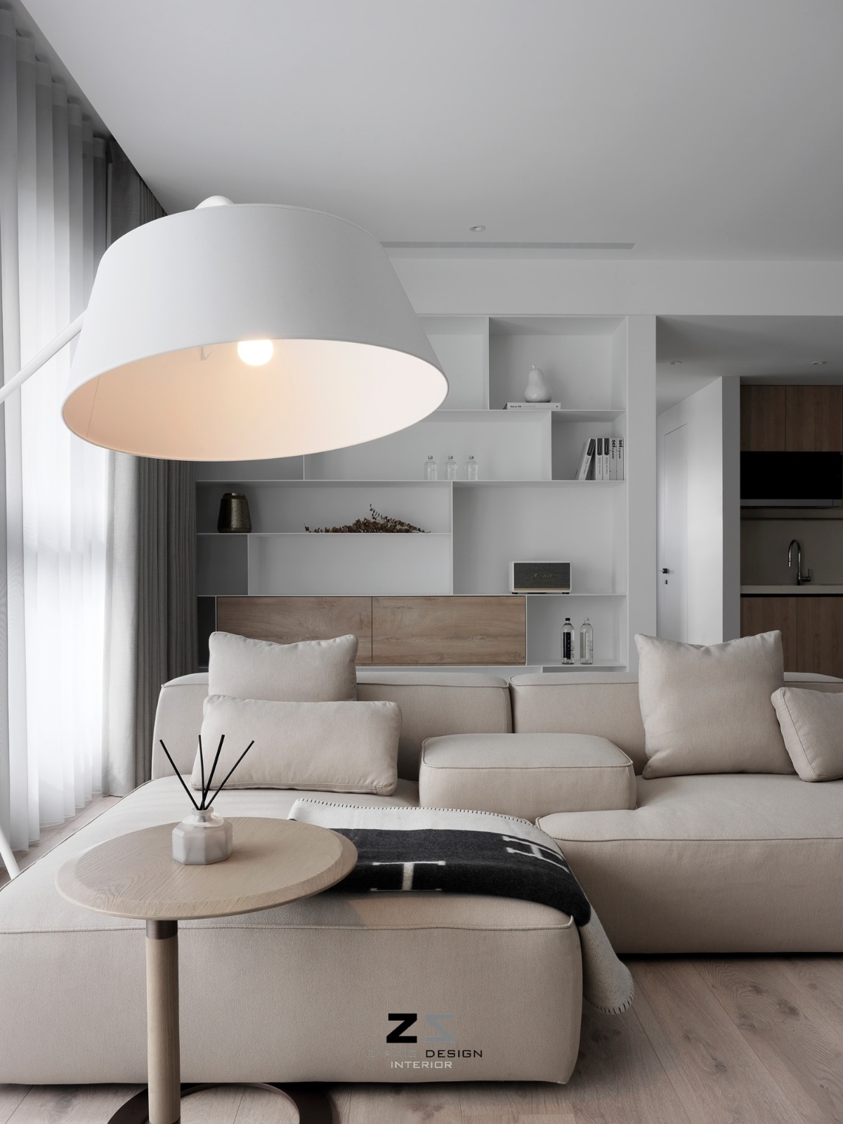 z轴空间设计 | 极简白 原木,舒适生活家!